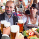 Illustration for article titled Please Enjoy Bayern Munich Dressed Up And Boozing For Oktoberfest
